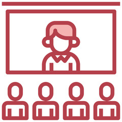 videocall line icon,linear,outline,graphic,illustration