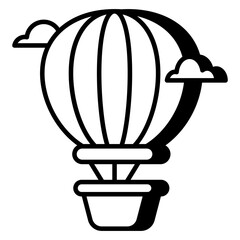 Premium download icon of hot air balloon 