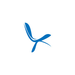 modern and cool letter K logo design for building company