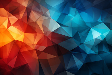 Obraz premium Creative abstract digital wallpaper background vector illustration or texture. Ai generated