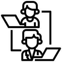 headset line icon,linear,outline,graphic,illustration