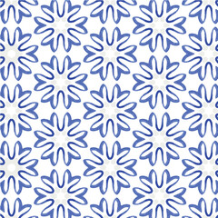 Digital png illustration of blue flowers pattern on transparent background