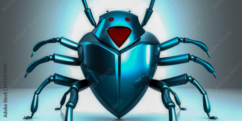 Poster computer virus danger - generative ai