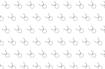 Digital png illustration of grey shapes pattern on transparent background