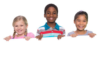 Digital png photo of happy diverse children on transparent background