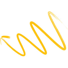 Digital png illustration of spiral arrow on transparent background