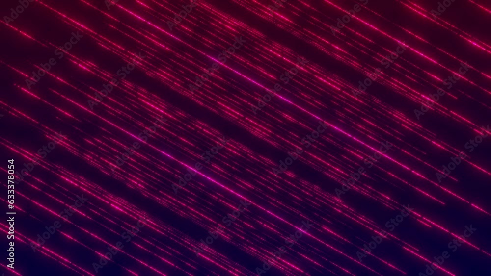 Poster abstract animation of glowing line visualization, neon glowing line moving on screen. video visualiz