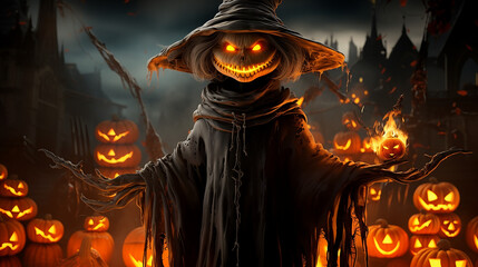 The Midnight Menace: A Halloween Monster's Tale