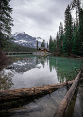 Früh morgens am Emerald Lake