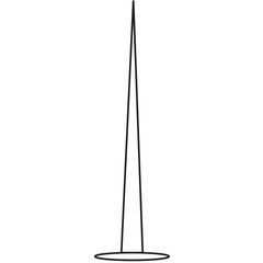 Digital png illustration of nail symbol on transparent background