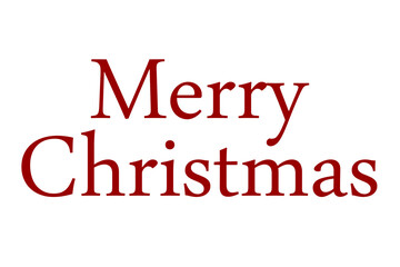 Digital png illustration of merry christmas text on transparent background