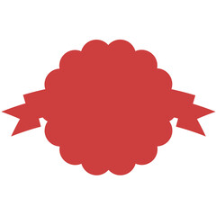 Digital png illustration of abstract shape on transparent background