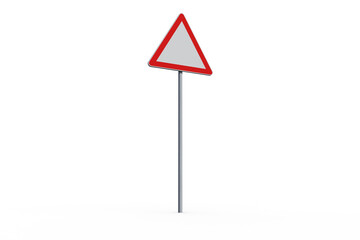 Digital png illustration of road sign on transparent background © vectorfusionart