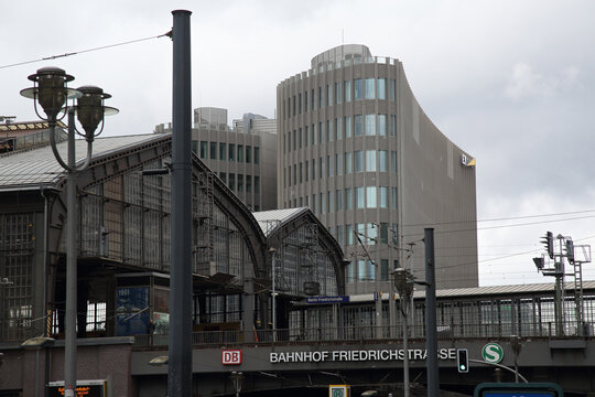 Railroad station Friedrichstrasse in Berlin