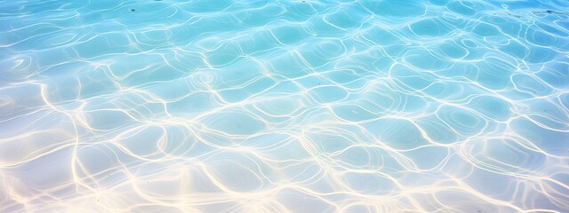 Abstract beautiful sandy beaches background with crystal clear waters of the sea and the lagoon
