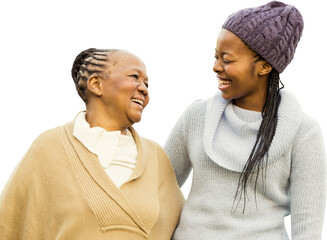 Digital png photo of african american women on transparent background