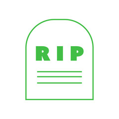 Digital png illustration of rip text on transparent background