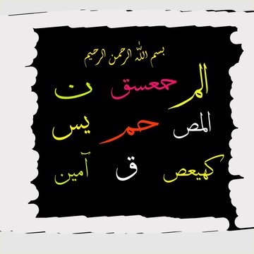 lohe Qurani ISLAMIC WALLPAPER CALLIGRAPHY Print
