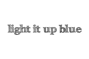 Digital png illustration of light it up blue text on transparent background