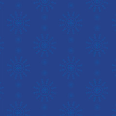 Digital png illustration of blue shapes on transparent background