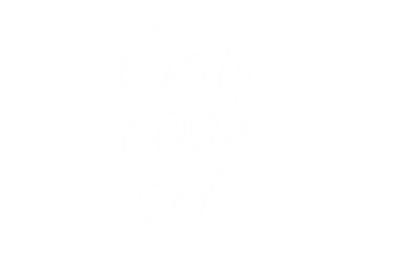 Digital png illustration of chilli cook off text on transparent background