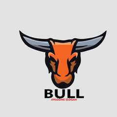 Design logo mascot character icon bull
