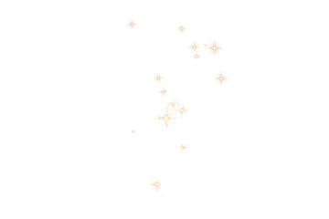 Obraz na płótnie Canvas Digital png illustration of stars with light spots on transparent background