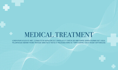 Medical infographic technology background. Abstract background medical for the hospital, page.Blue and white. Vector illustration	