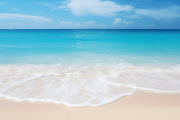 Fototapeta na wymiar beach with sand and sea