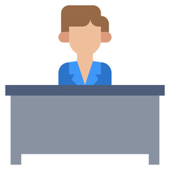 BOSS line icon,linear,outline,graphic,illustration