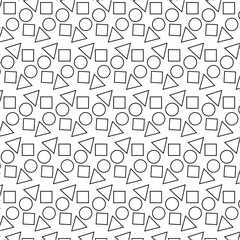 Creative geometric math pattern design