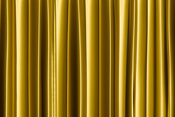 Obraz premium golden curtain in theatre.