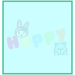 easter bunny card