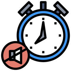 TURN OFF ALARM CLOCK line icon,linear,outline,graphic,illustration