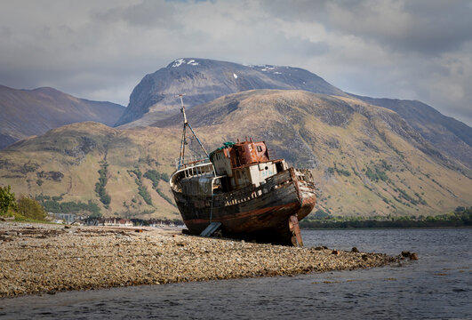 MV Dayspring wreck at Corpach