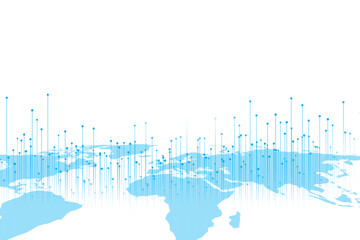 binary code technology with digital security abstract. global privacy and high security protection backdrop.