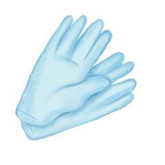  The icon medical equipment is in watercolor style.