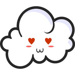 Cute Cloud Character