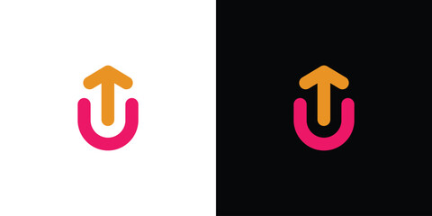 Unique and modern Up logo design 3