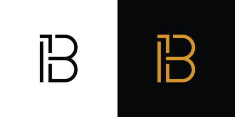 Modern and unique IB logo design