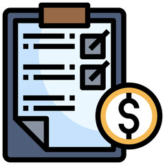 ACCOUNTING line icon,linear,outline,graphic,illustration
