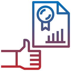 appreciation line icon,linear,outline,graphic,illustration
