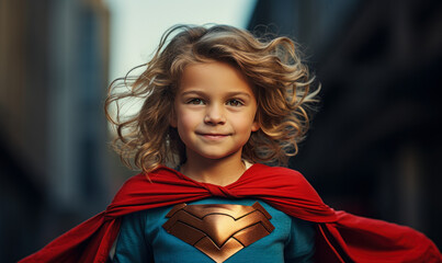Child Superhero Portrait: A Child's Imagination Takes Flight