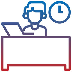 homework line icon,linear,outline,graphic,illustration