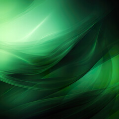 Abstract Green Blurred Background