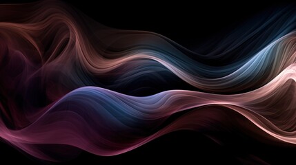 Obraz premium The background has an abstract design with smoke. Generative AI.