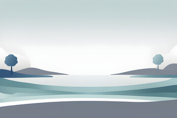 Calm image layout without text Version 3 Generative AI