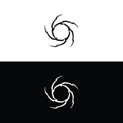 Obraz premium Round circular banner frames, borders . Circle vector logo