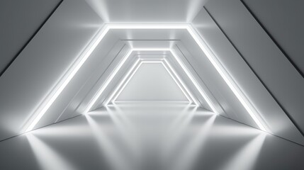 3d render of corridor