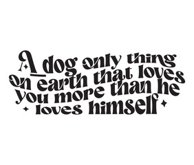 Retro Dog Craft Design. T-shirt Design. Illustration